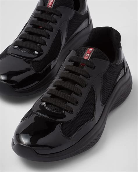 mens all black prada trainers|prada runners.